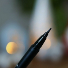 Swatch de Malsih : Dagger Tattoo Liner, Kat Von D