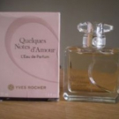 Swatch de Malsih : Eau de Parfum Quelques Notes d'Amour, Yves Rocher