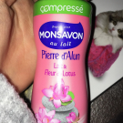 Swatch de mkxnoemie : Lait et fleur de lotus, Mon savon