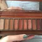 Swatch de mkxnoemie : Naked Heat Palette de fards à paupières, Urban Decay