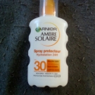 Swatch de 2filou7 : Spray protecteur hydratation 12 heures SPF 30, Garnier