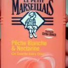 Swatch de Elsa.D : Gel douche extra doux, pêche blanche & nectarine, Le Petit Marseillais