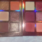 Swatch de Elsa.D : Obsessions Eyeshadow Palette Palette de fards à paupières, Huda Beauty