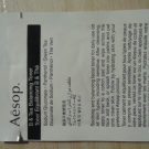 Swatch de Lili381995 : Toner equilibrant B & Thé, Aesop