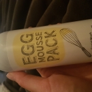 Swatch de Mel59 : Egg Mousse Pack - Masque Mousse Visage, Too Cool for School
