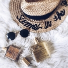 Swatch de Auudrey- : Huile Prodigieuse Or - Huile Sèche multi-usages, Nuxe