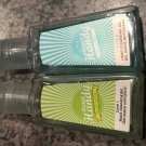 Swatch de Doudi17 : Gel mains nettoyant, Merci Handy