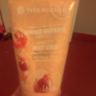 Swatch de Laura 1986 : Gommage Gourmand Abricot, Yves Rocher