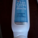 Swatch de chatte : Lait corps sous la douche, Leader Price