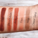 Swatch de Sarah - TousMesPetitsGestes : Desert Dusk Eyeshadow Palette - Palette de fards à paupières, Huda Beauty