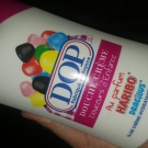 Swatch de pinkpink : Douche crème douceurs d'enfance parfum haribo dragibus, Dop