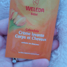 Swatch de sophie69400 : Crème Lavante Corps et Cheveux, Weleda