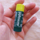 Swatch de sophie69400 : Baume mer et montagne fps 50  uvb,uva, Dermophil Indien