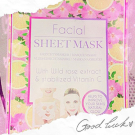 Swatch de Hikari : Facial sheet mask, Action