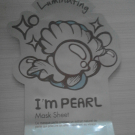 Swatch de Hikari : I'm Pearl Mask Sheet Luminating, Tonymoly