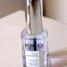 Swatch de Mzlle Valerie : 3 in 1 White, Kiko