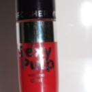 Swatch de Mzlle Valerie : Gloss Volume Sexy pulp, Yves Rocher