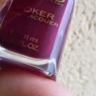Swatch de Mzlle Valerie : Nail lacquer - Vernis action fortifiante et durcissante, Kiko