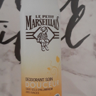 Swatch de rosalita : Déodorant soin douceur huile d'abricot et huile essentielle de sauge, Le Petit Marseillais