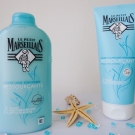 Swatch de Irys : Douche Soin Ressourçant, Le Petit Marseillais