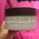 Swatch de Laulaumt : Beurre Corporel Noix de Coco, The Body Shop