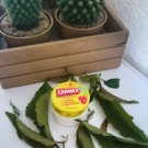 Swatch de emi_nd : Baume à lèvres Cerise en pot, Carmex