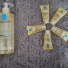 Swatch de Mela29 : Huile Lavante Relipidante Anti-Irritations - Lipikar Huile, La Roche-Posay