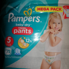 Swatch de testemaman : Babydry, Pampers