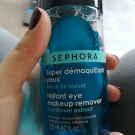 Swatch de somebodyelse : Super démaquillant yeux waterproof, Sephora