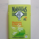 Swatch de Gabhy : Gel douche mandarine & citron vert, Le Petit Marseillais