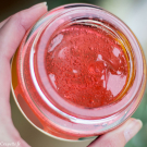 Swatch de Crapette : Gel Nettoyant Illuminateur Rose Papaya, Mawena