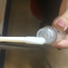 Swatch de Louloudel : Gloss à l'extrait de framboise, Yves Rocher