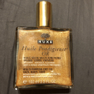 Swatch de Louloudel : Huile Prodigieuse Or - Huile Sèche multi-usages, Nuxe