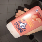 Swatch de ana0avisproduitsmakeup : Gel douche extra doux, pêche blanche & nectarine, Le Petit Marseillais