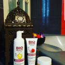 Swatch de Muslizz : Masque Détox Vitaminé à l'eau d'orange, Bio Beauté by Nuxe