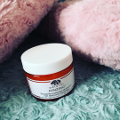 Swatch de Lilirayan : GinZing Ultra-Hydrating Energy-Boosting - Crème Énergisante Ultra-Hydratante, Origins