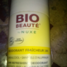 Swatch de anita30 : Déodorant fraîcheur 24 h, Bio Beauté by Nuxe