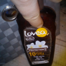 Swatch de anita30 : Huile sèche SPF10, Lovea