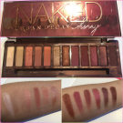 Swatch de Fidji26 : Naked Cherry - Palette de fards à paupières, Urban Decay