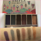 Swatch de Fidji26 : Praline palette, Trifles cosmétics