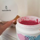 Swatch de jess.rbt : Coco Glam Pink Body Scrub, HelloBody