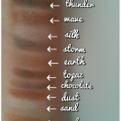 Swatch de Léonie : Palette In The Buff, W7 Cosmetics