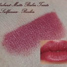 Swatch de Le blog de Poppy : Colorburst Baume Matte Balm, Revlon