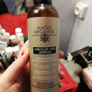 Swatch de Une julie verte : Magic argan oil mask spray, Nook