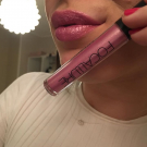 Swatch de Celie.drd : Liquid lipstick matt effet mettalique waterproof, Focallure