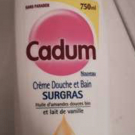 Swatch de Jessie_rgz : Gel douche hypoallergénique, Cadum