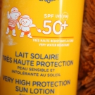 Swatch de peggy vanderhispallie : Lait solaire très haute protection 300ml - SPF50, Mustela