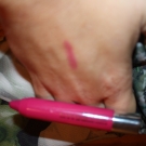 Swatch de peggy vanderhispallie : Chubby Stick - Baume à lèvres hydratant teinté, Clinique