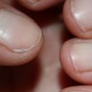 Swatch de peggy vanderhispallie : Soin réparateur Vitry Nail care, Vitry