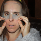 Swatch de peggy vanderhispallie : Masque Hydrogel Régénérant - Hydro Boost®, Neutrogena